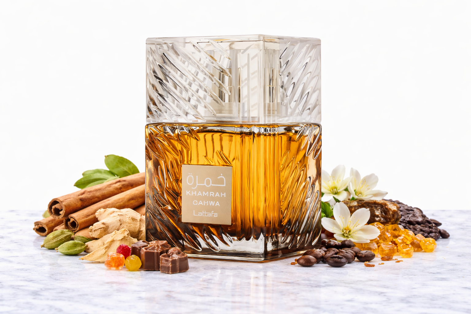 Perfume Khamrah Qahwa Lattafa 100ml – Café, Dulce y Especiado | Unisex